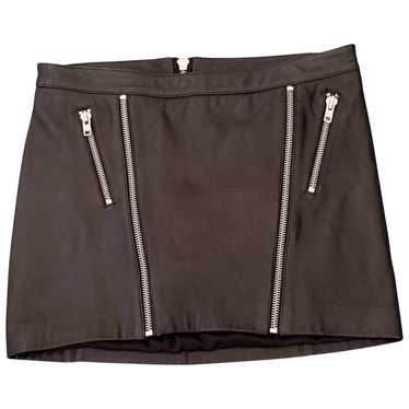 Mason Leather mini skirt