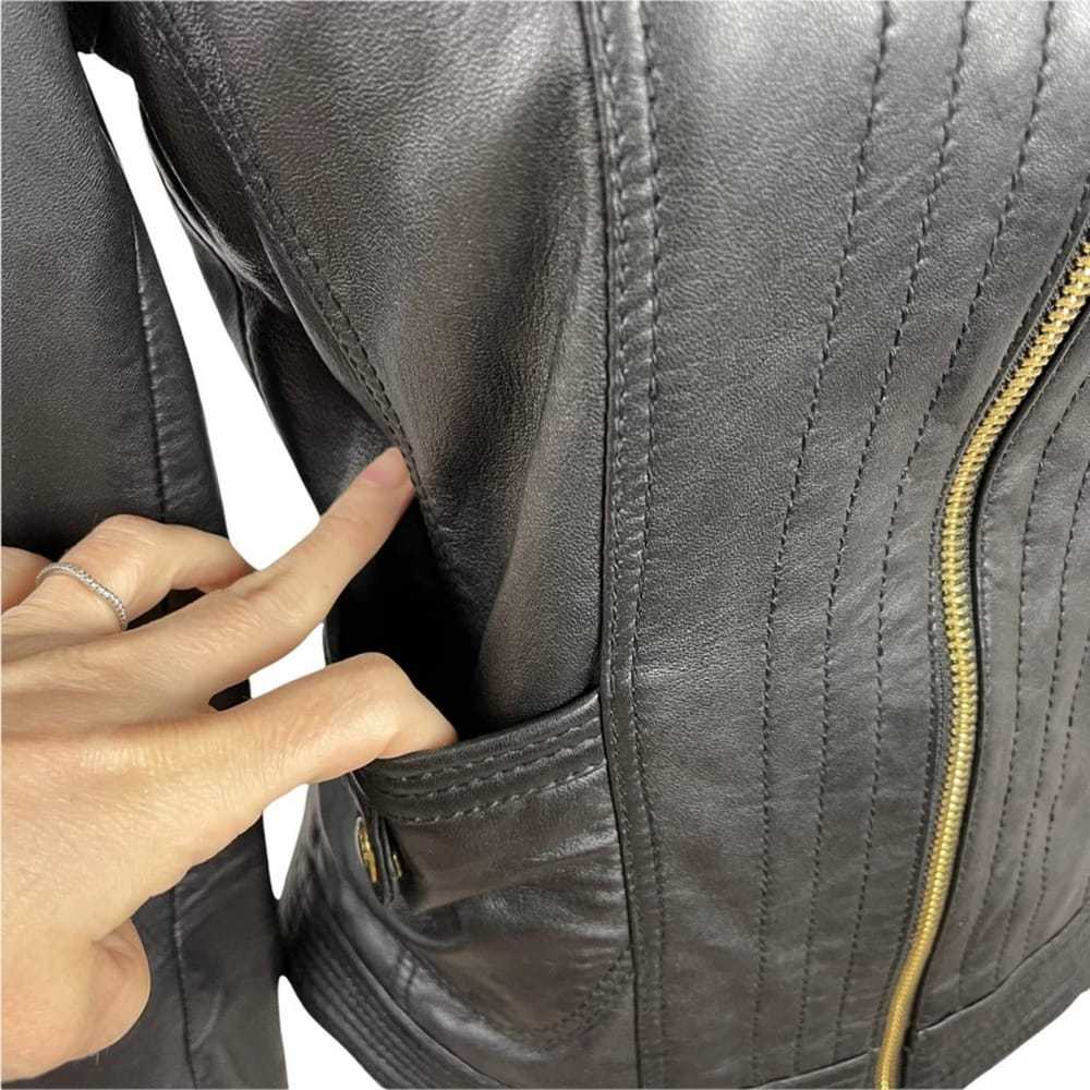 Michael Kors Leather biker jacket - image 12