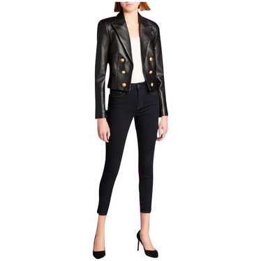 L'Agence Leather biker jacket