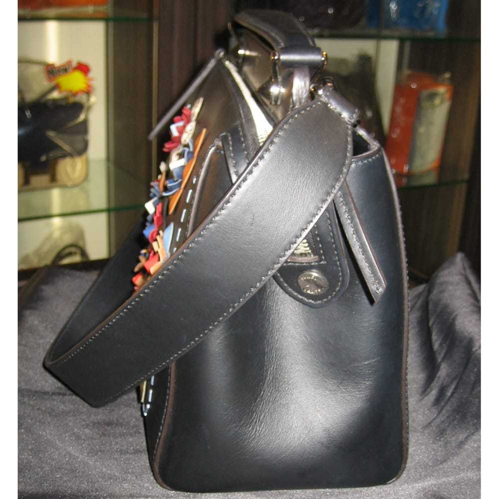 Fendi Dot Com leather handbag - image 9