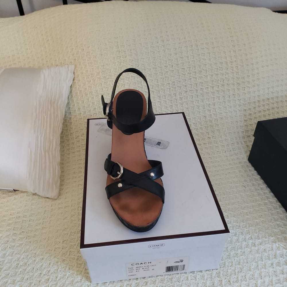 Coach Leather sandal - image 3