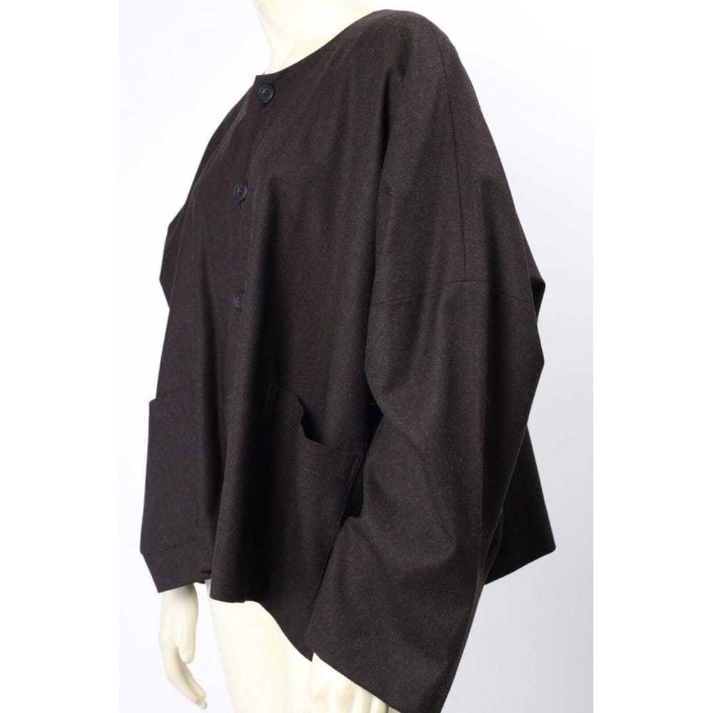 Eskandar Wool cape - image 4