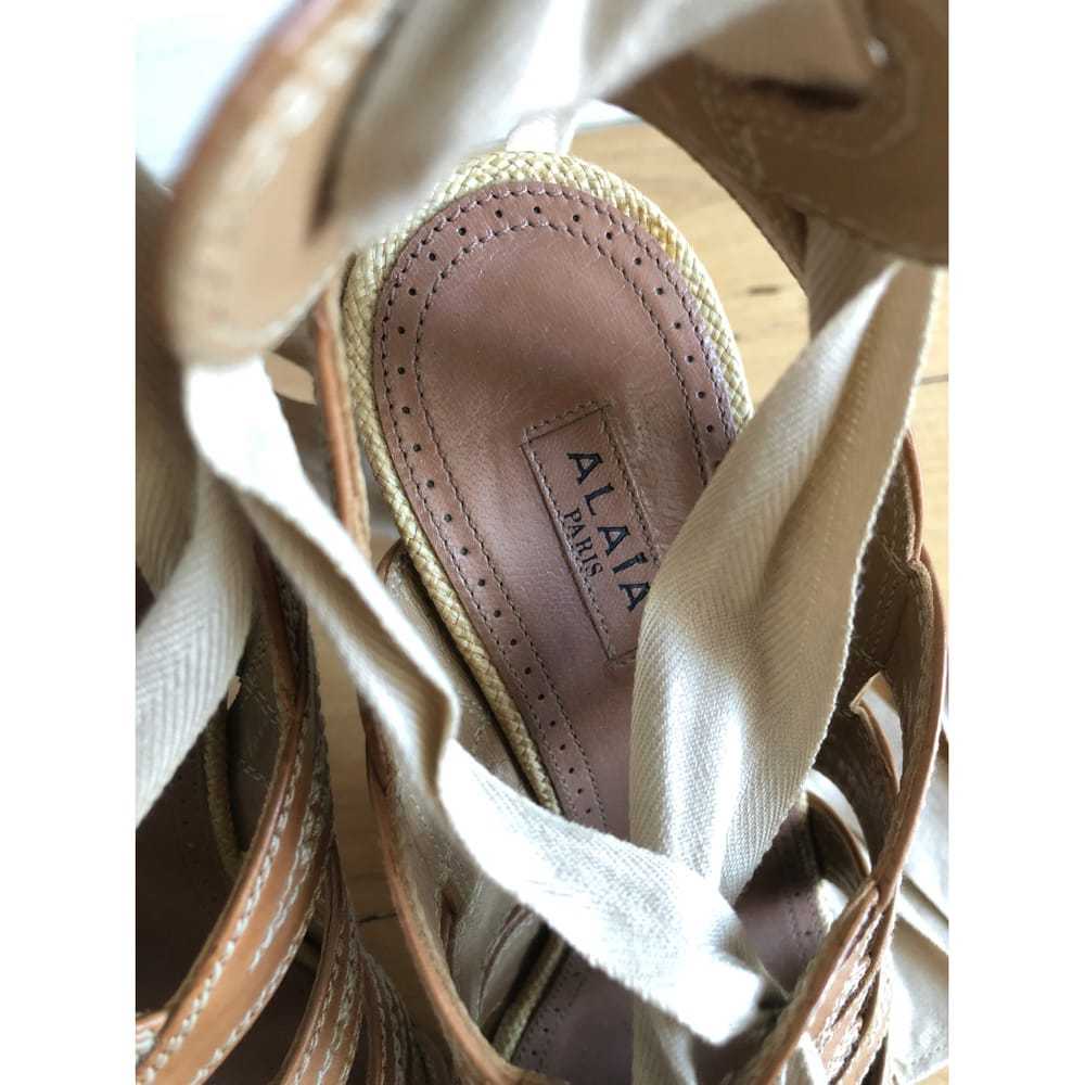 Alaïa Leather sandal - image 4