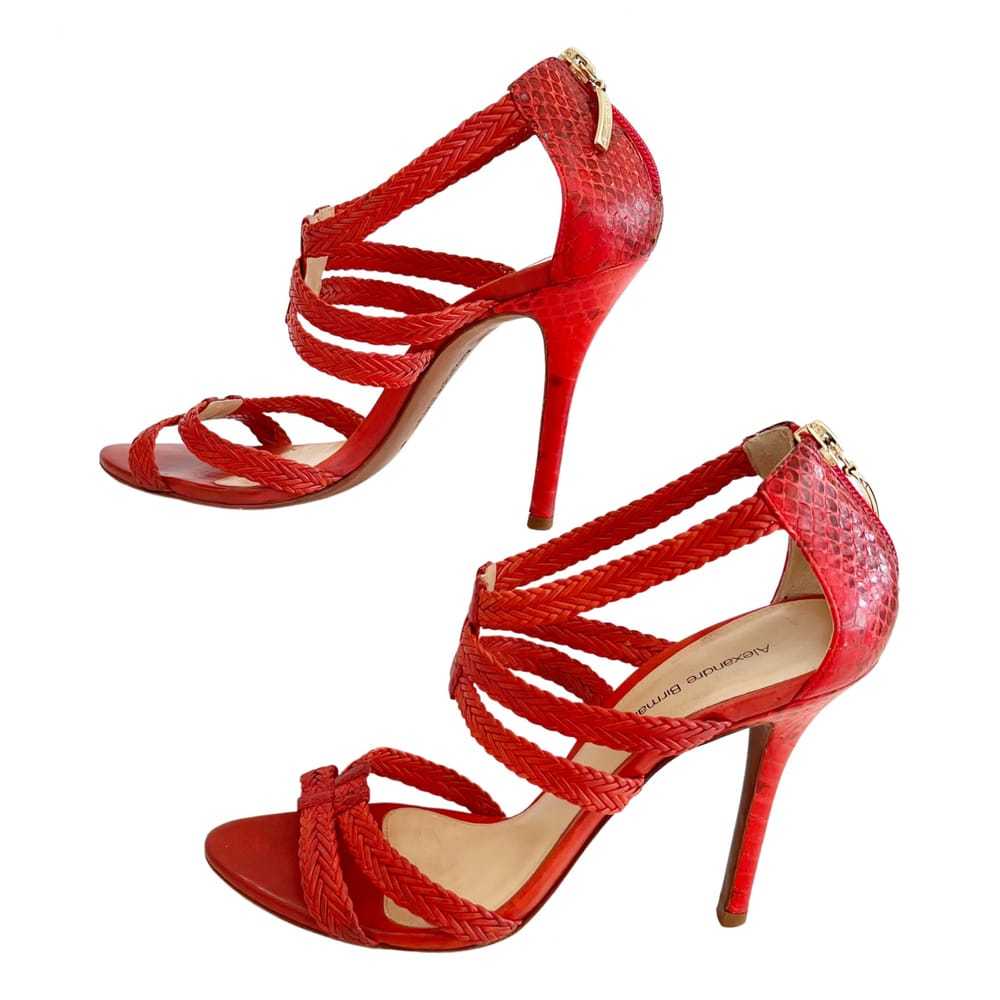 Alexandre Birman Python sandal - image 1