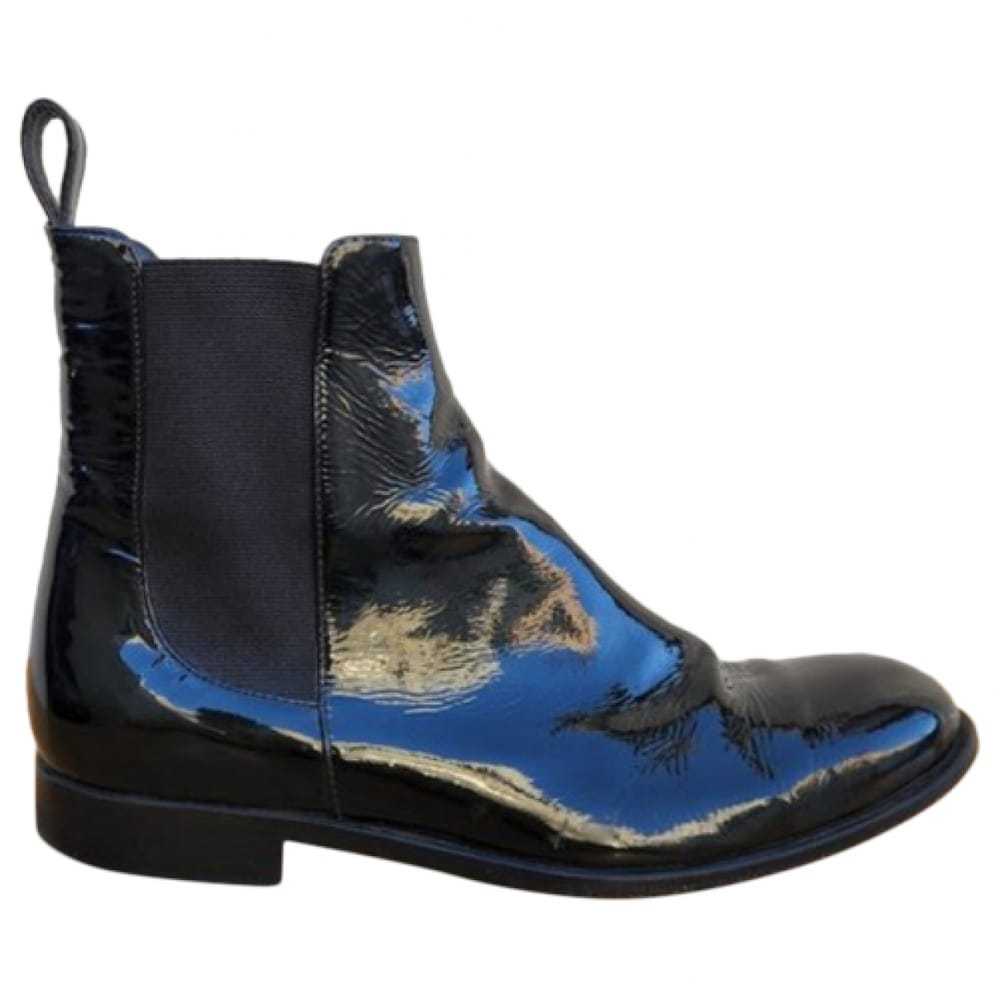 Theory Patent leather ankle boots - image 1