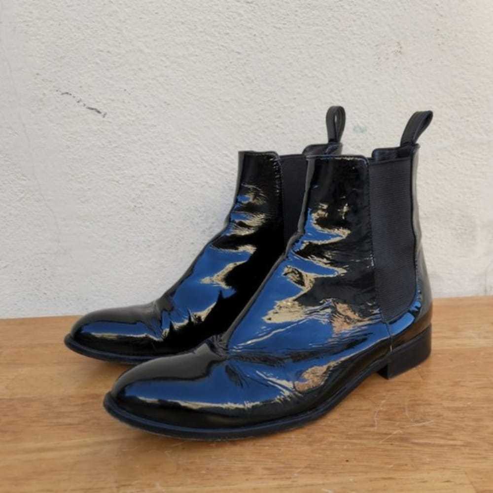 Theory Patent leather ankle boots - image 4