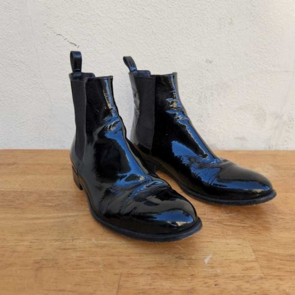 Theory Patent leather ankle boots - image 5