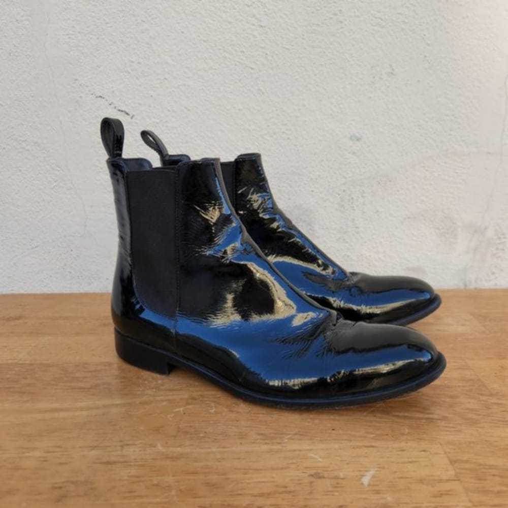 Theory Patent leather ankle boots - image 7