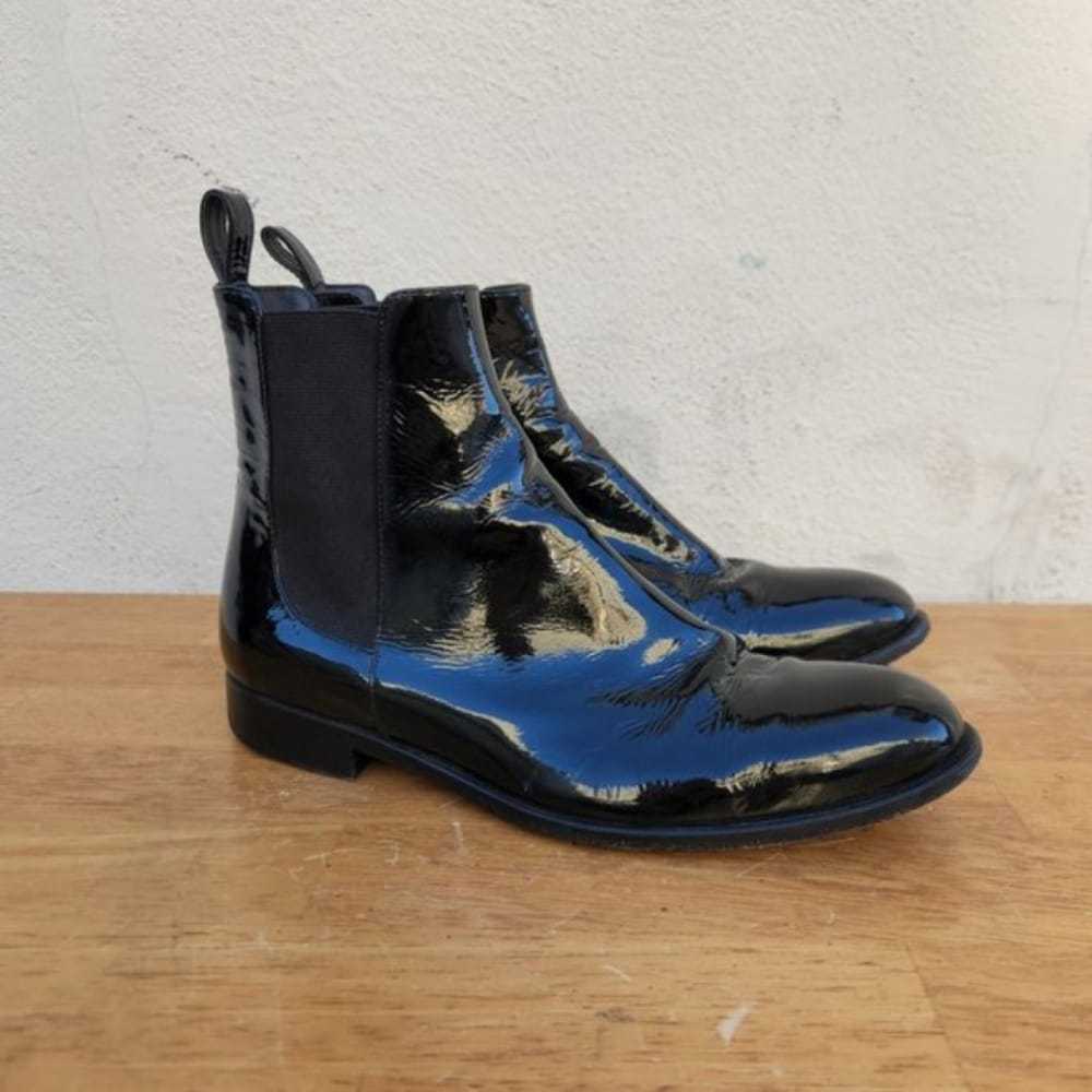 Theory Patent leather ankle boots - image 9