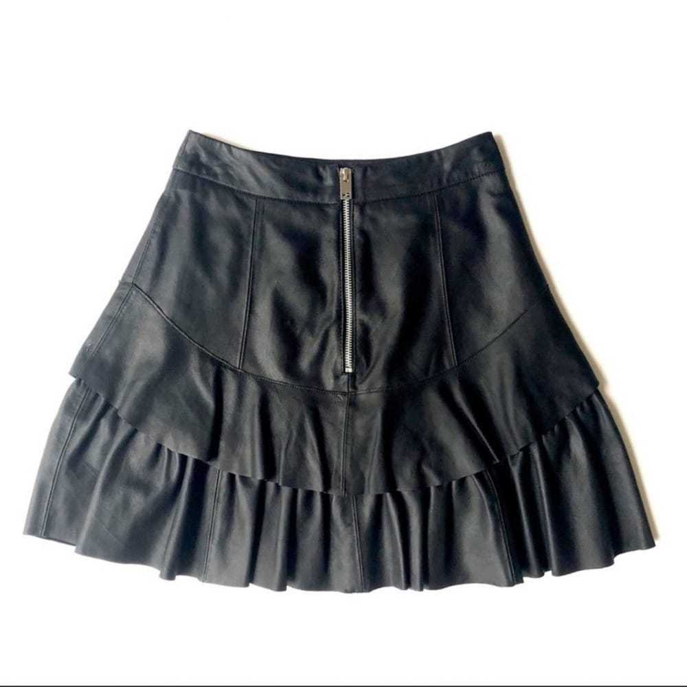 Walter Baker Leather mini skirt - image 11