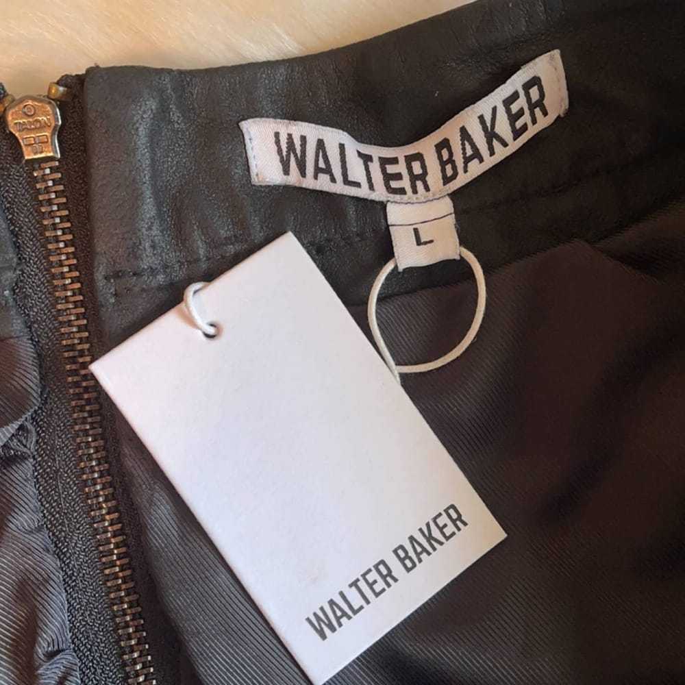 Walter Baker Leather mini skirt - image 4