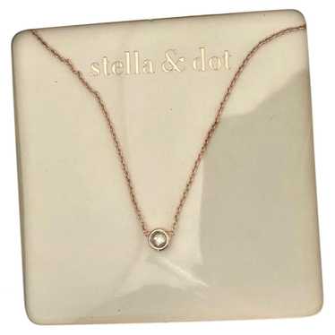 Stella & Dot Pink gold necklace - image 1