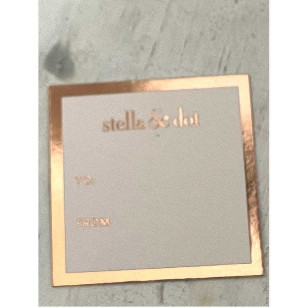 Stella & Dot Pink gold necklace - image 4