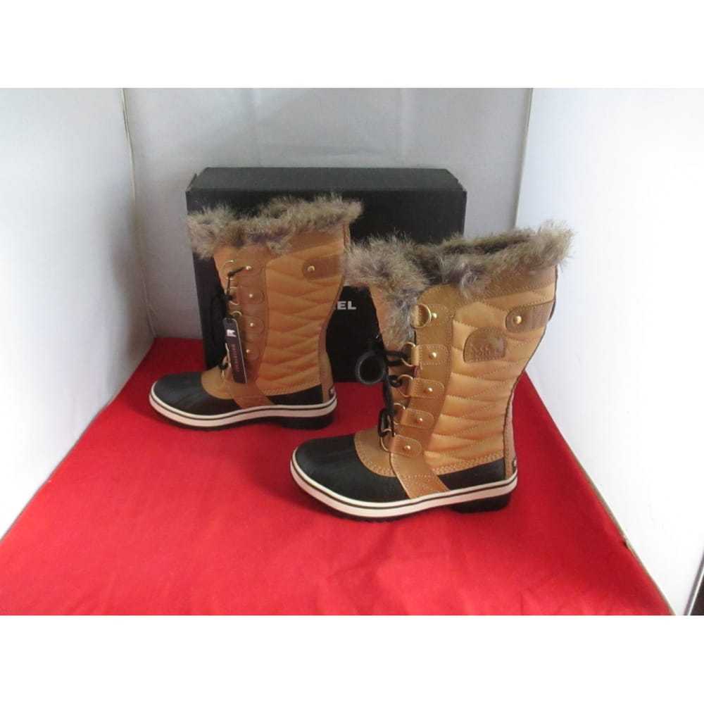 Sorel Faux fur lace up boots - image 4