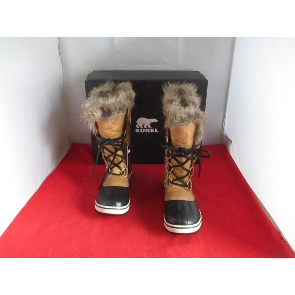 Sorel Faux fur lace up boots - image 6