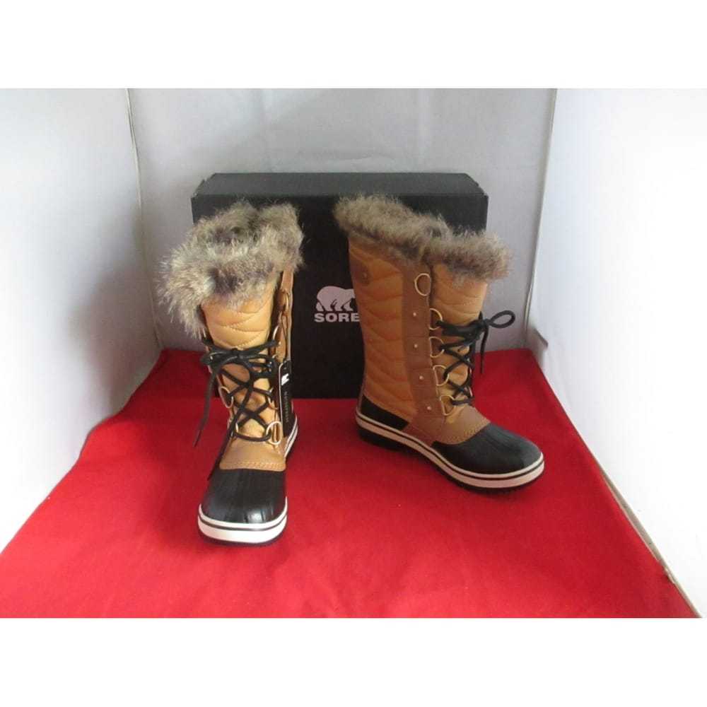 Sorel Faux fur lace up boots - image 8
