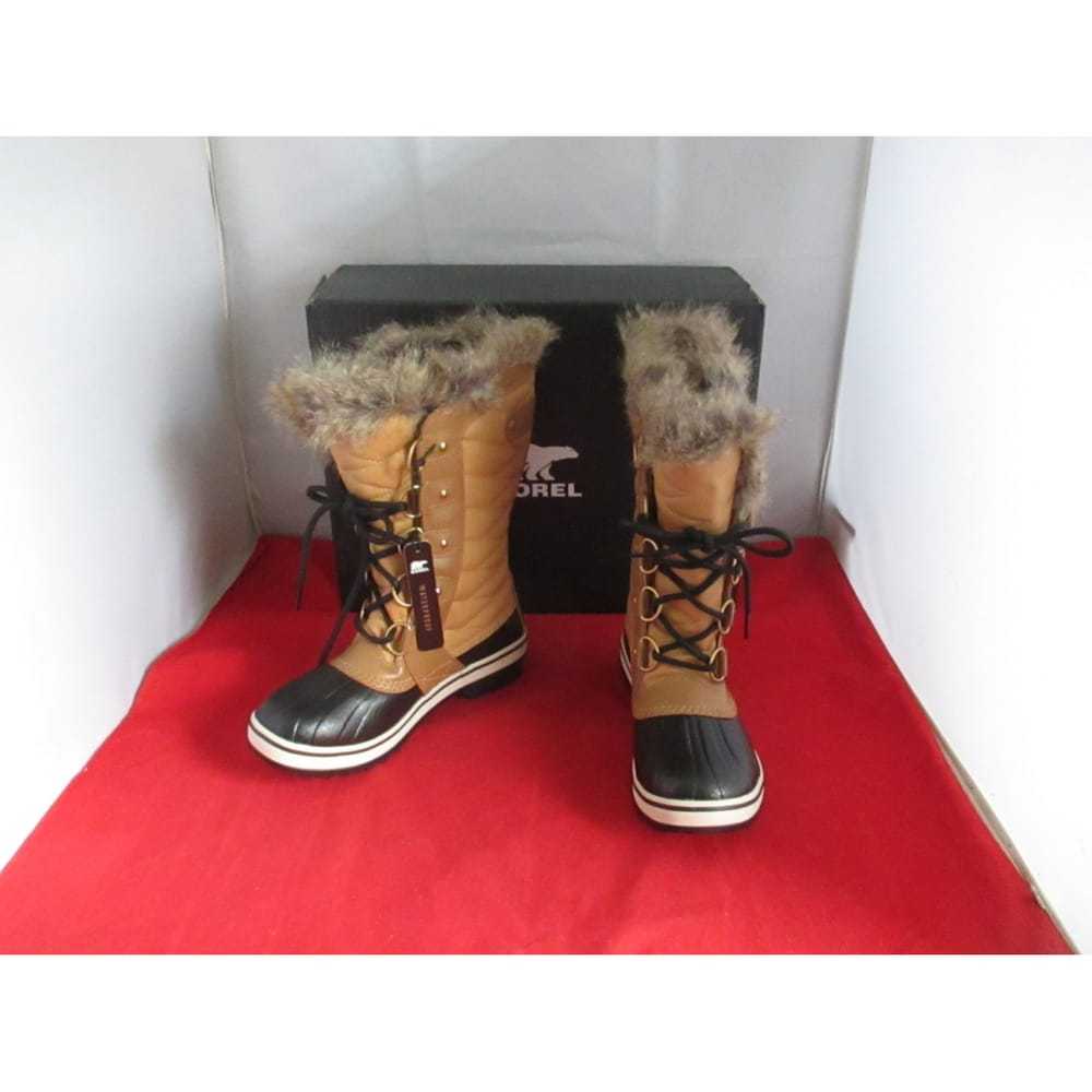 Sorel Faux fur lace up boots - image 9