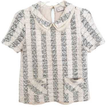 Anthropologie Tweed blouse