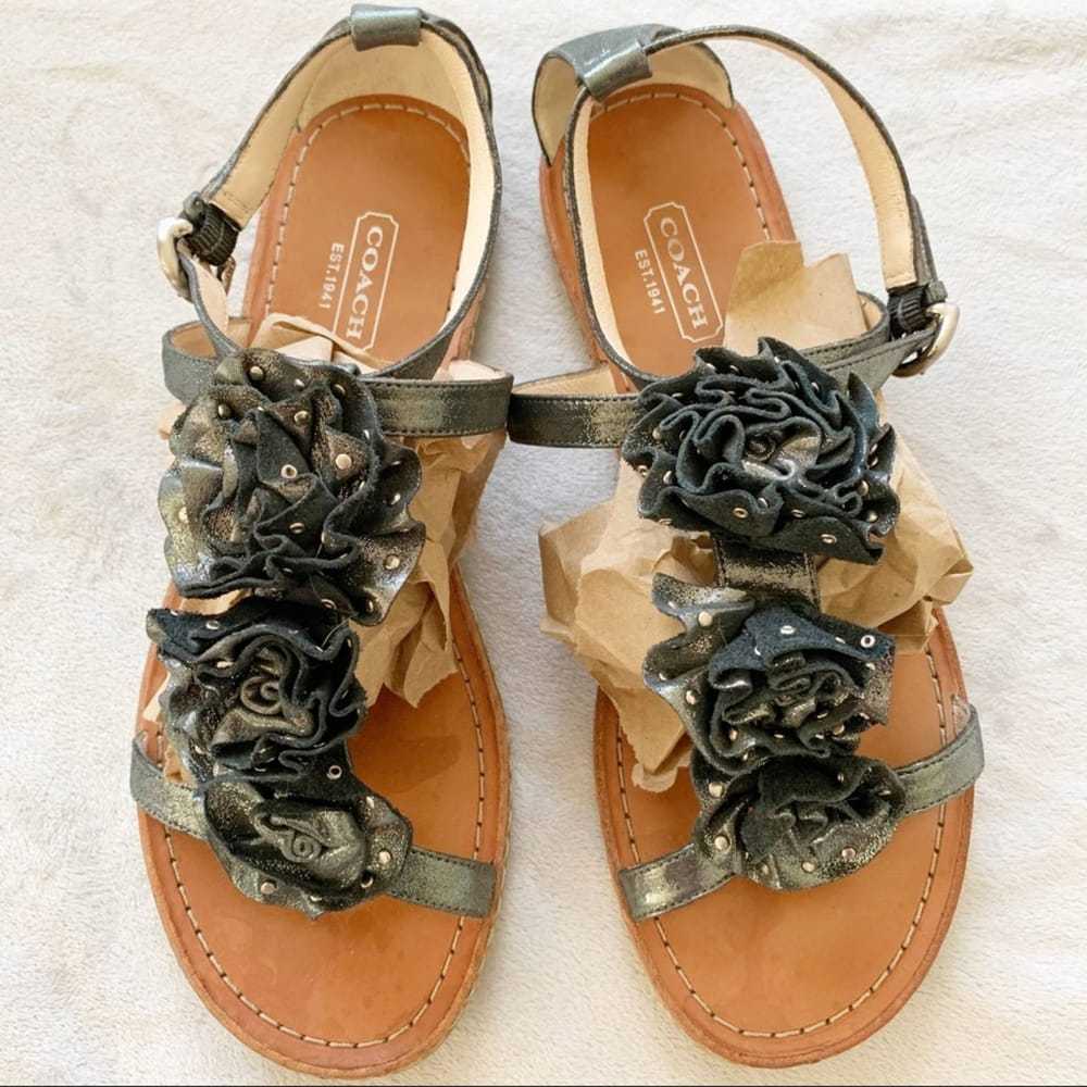 Coach Leather sandals - image 2