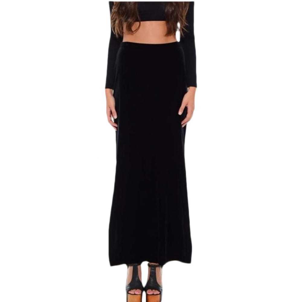 Tadashi Shoji Velvet maxi skirt - image 1