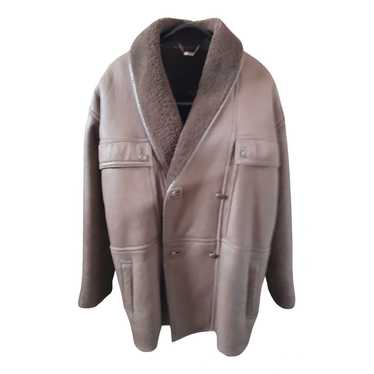 Mabrun Leather peacoat - image 1