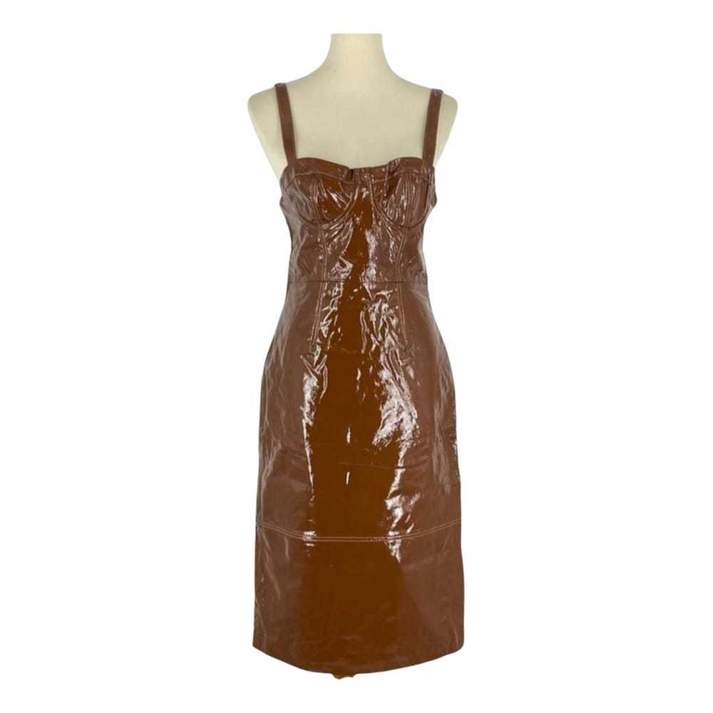 Lpa Patent leather mid-length dress - image 1