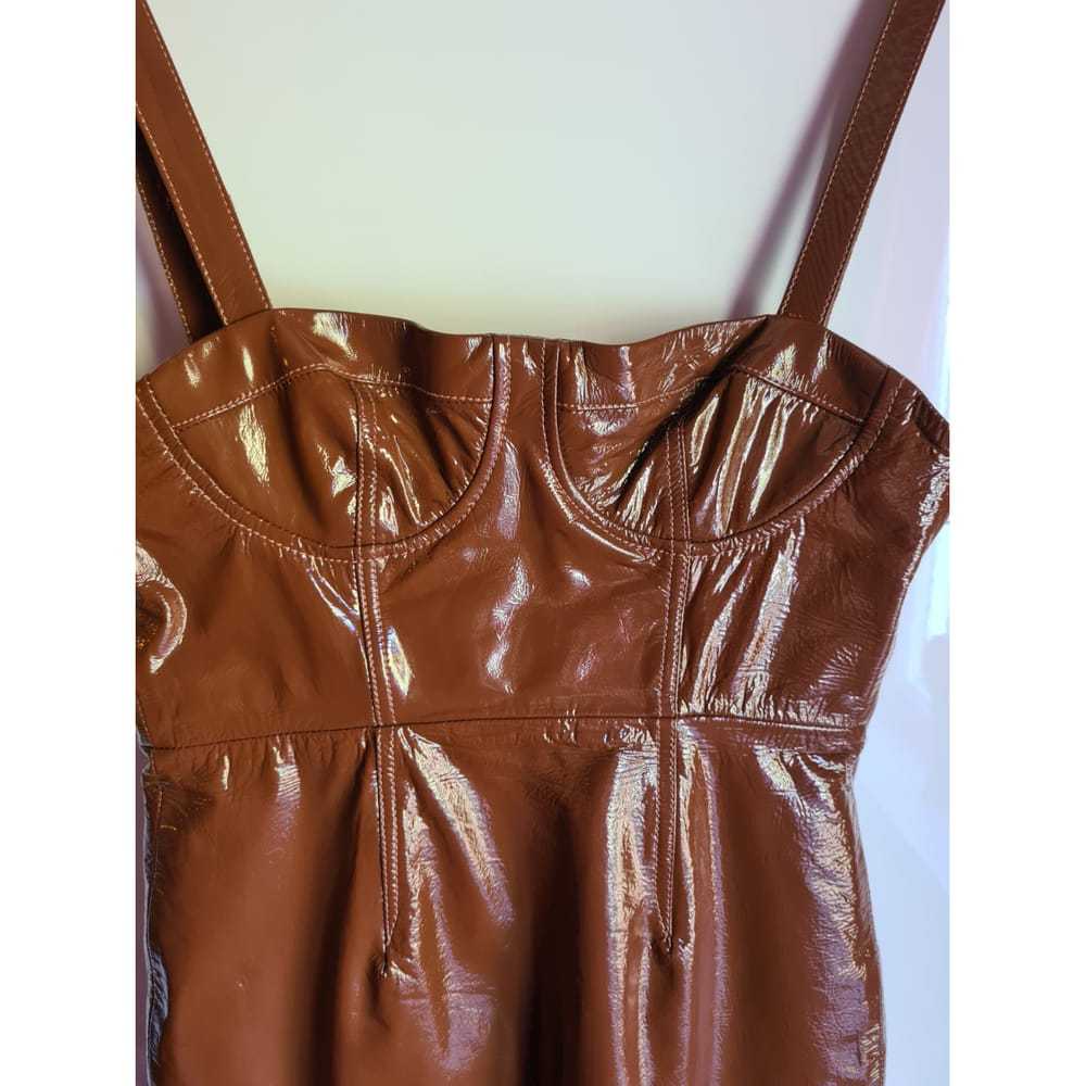 Lpa Patent leather mid-length dress - image 3