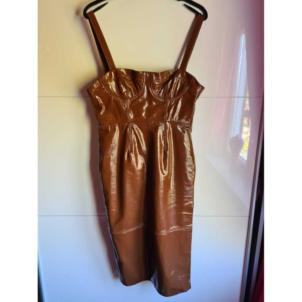 Lpa Patent leather mid-length dress - image 4