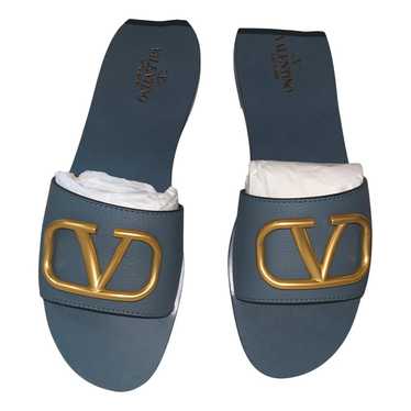 Valentino Garavani VLogo leather mules - image 1