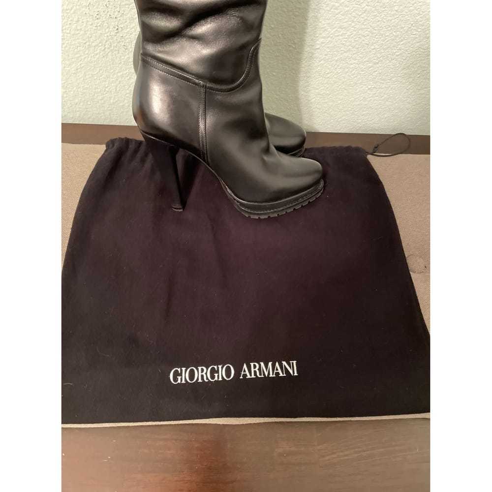 Giorgio Armani Leather boots - image 2