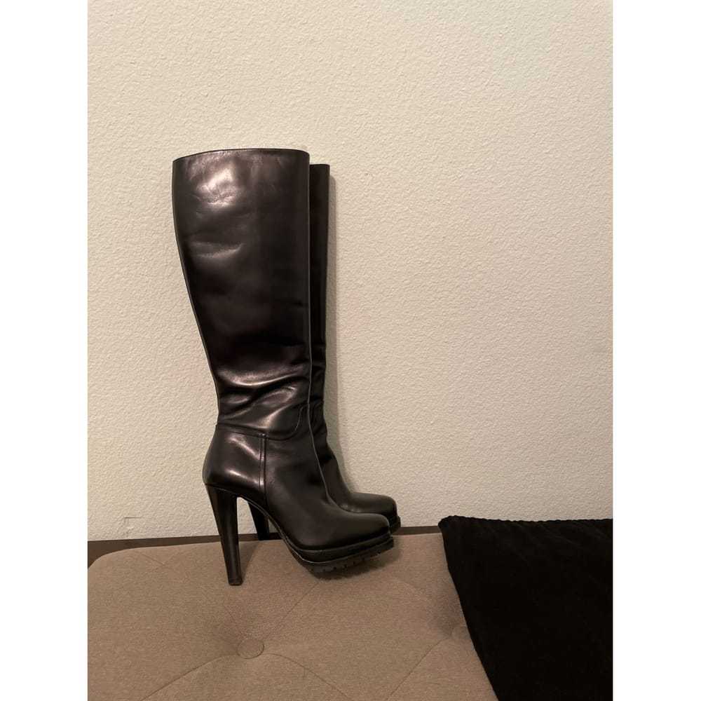 Giorgio Armani Leather boots - image 4