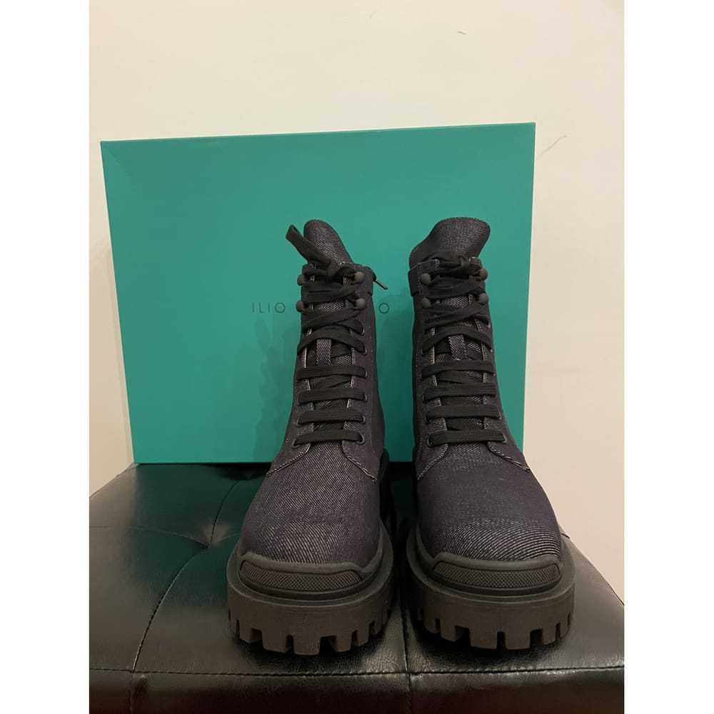 Ilio Smeraldo Leather ankle boots - image 3