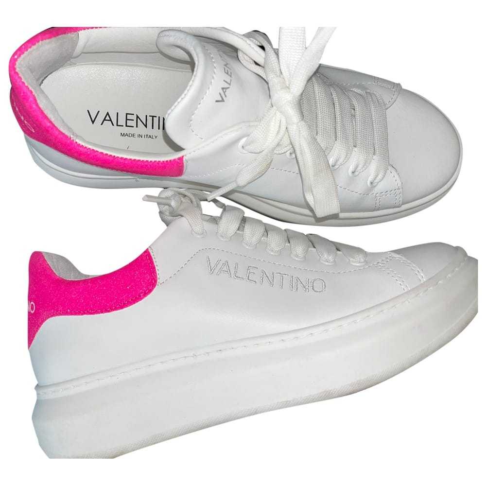 Mario Valentino Open Vltn leather trainers - image 1