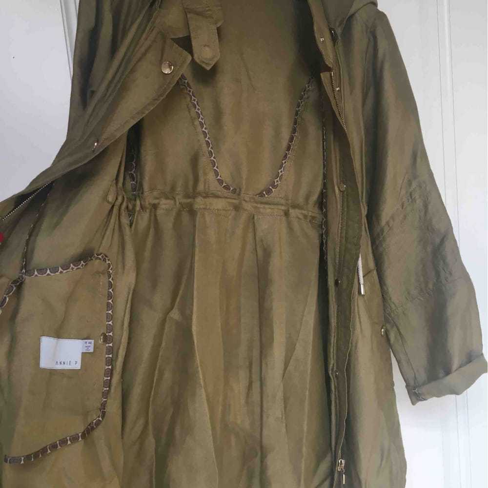 Annie P Linen trench coat - image 3