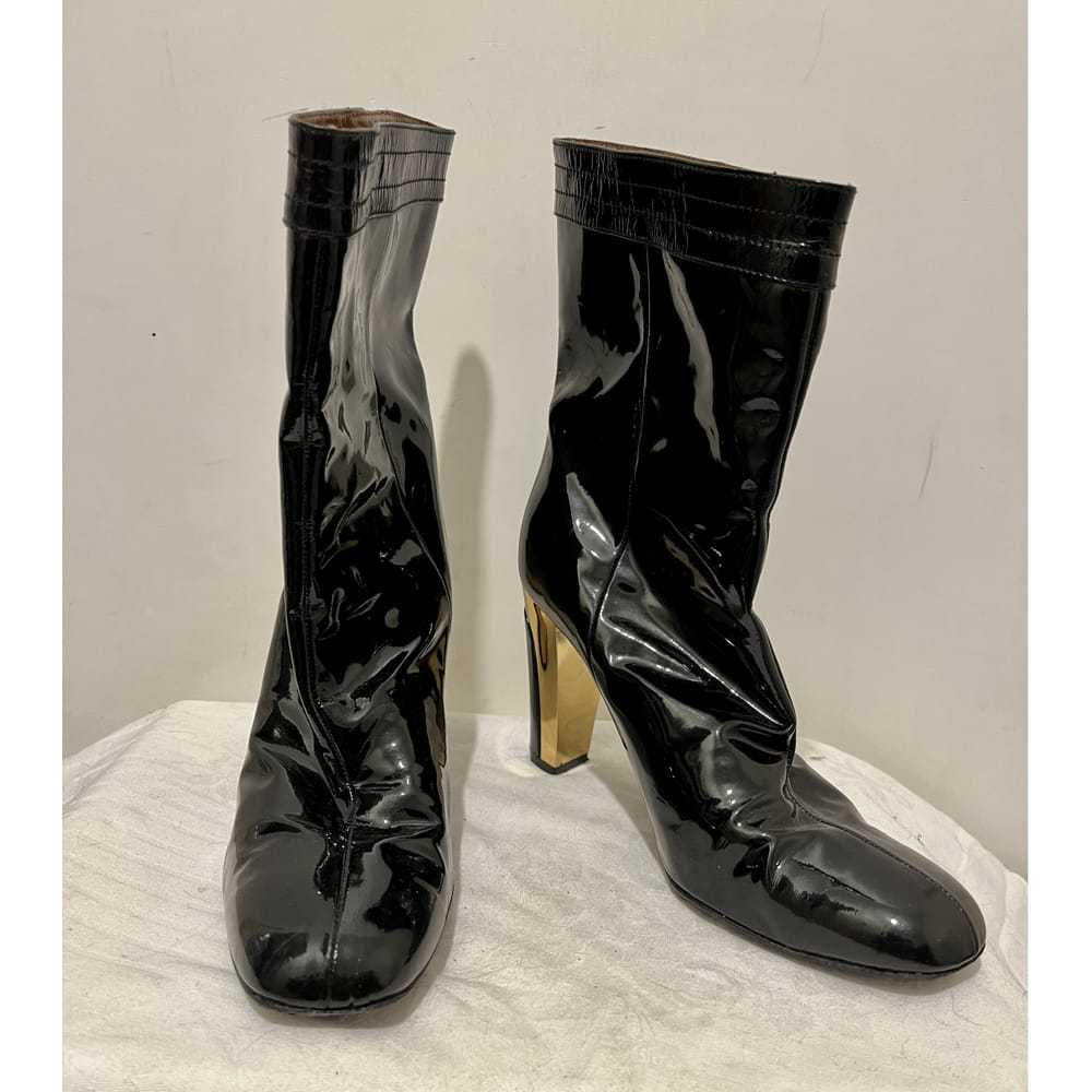 Barbara Bui Patent leather biker boots - image 5