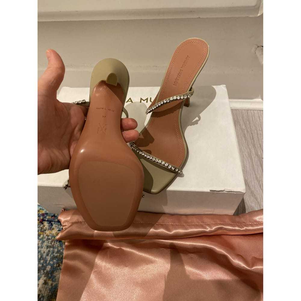 Amina Muaddi Gilda leather sandal - image 11