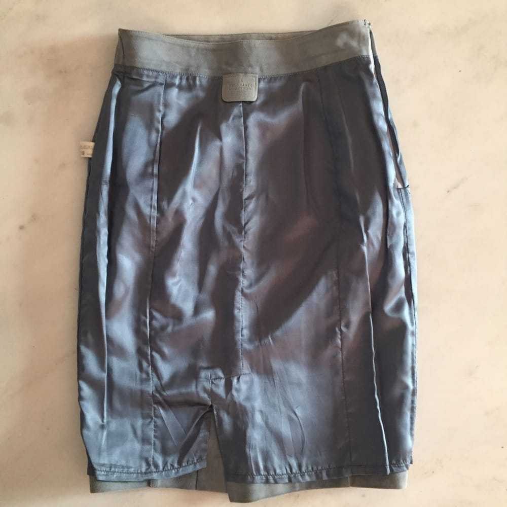 Trussardi Leather mini skirt - image 9
