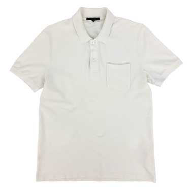 Gucci White Cotton Polo T-Shirt w GG Logo - image 1