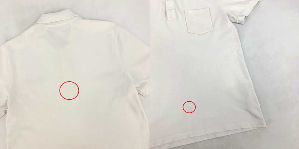 Gucci White Cotton Polo T-Shirt w GG Logo - image 9