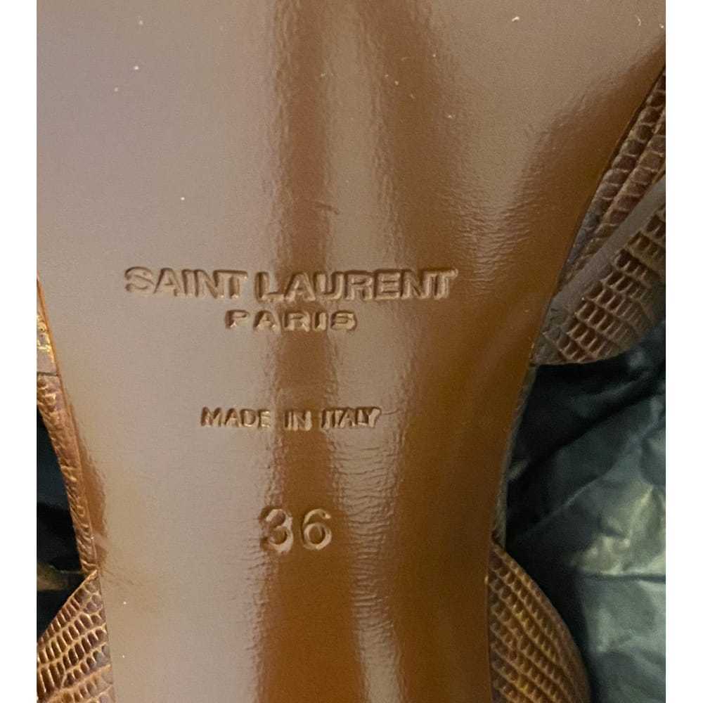 Saint Laurent Tribute exotic leathers sandal - image 5
