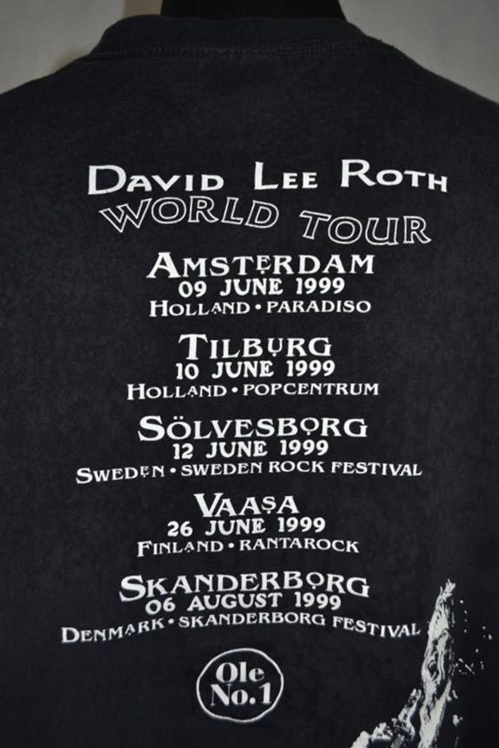 Band Tees × Vintage Vintage '99 DAVID LEE ROTH Wo… - image 3