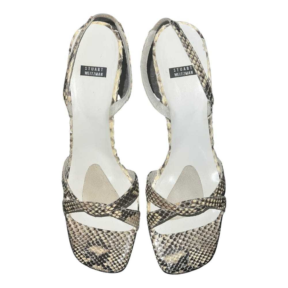 Stuart Weitzman Exotic leathers sandals - image 1