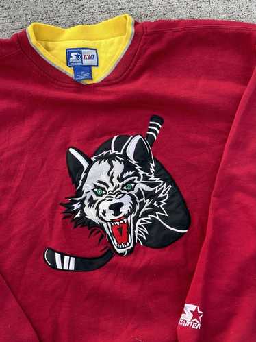 Starter Chicago wolves NHL 90s crewneck