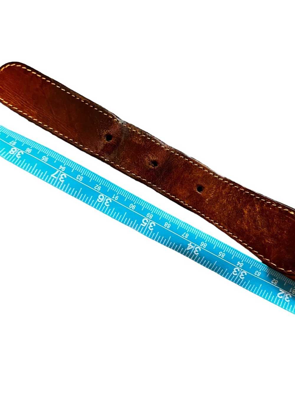 Jaeger Leather Belt Made in Italy - image 6