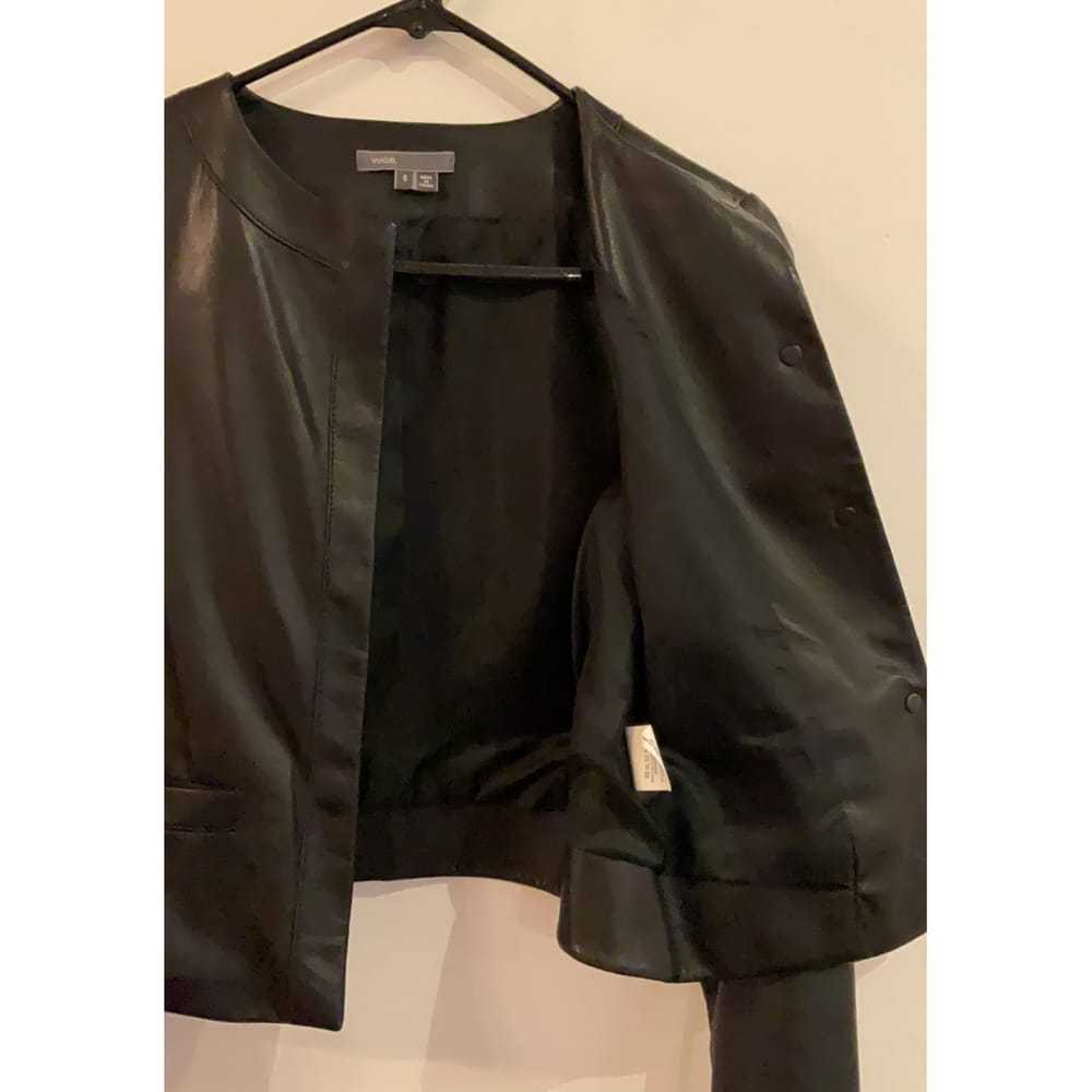 Vince Leather biker jacket - image 3