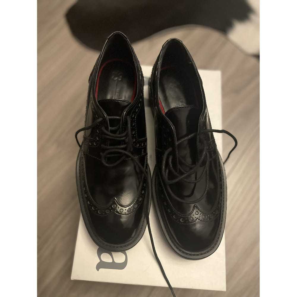 Max Mara Weekend Leather lace ups - image 2