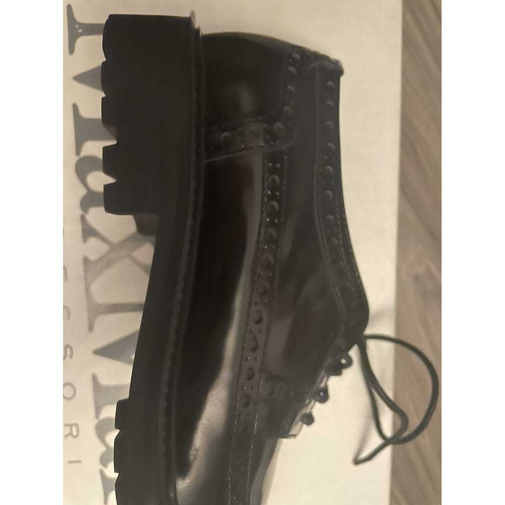 Max Mara Weekend Leather lace ups - image 6