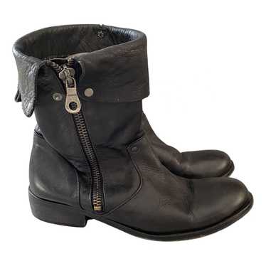 Berenice Leather biker boots