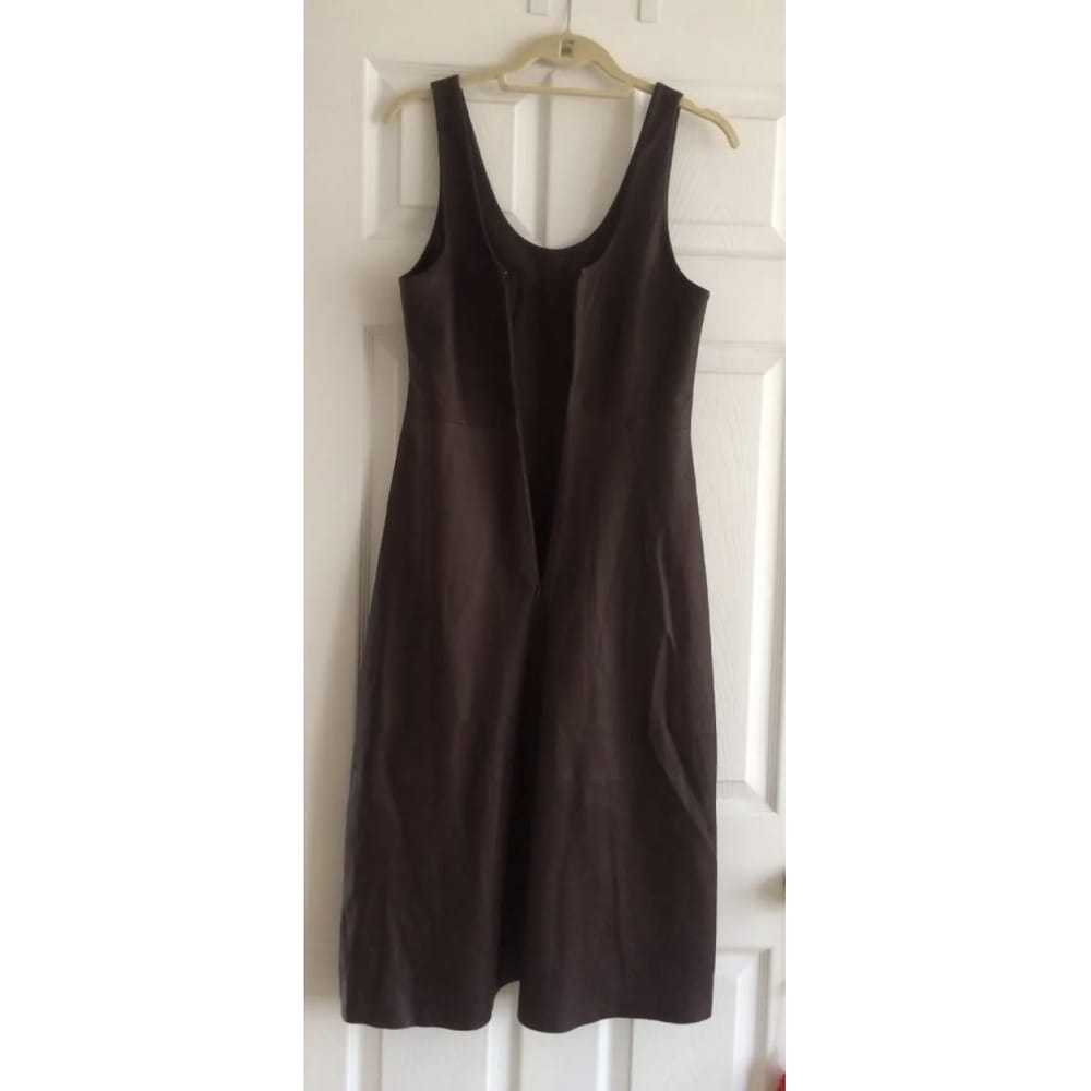Veda Leather mid-length dress - image 4