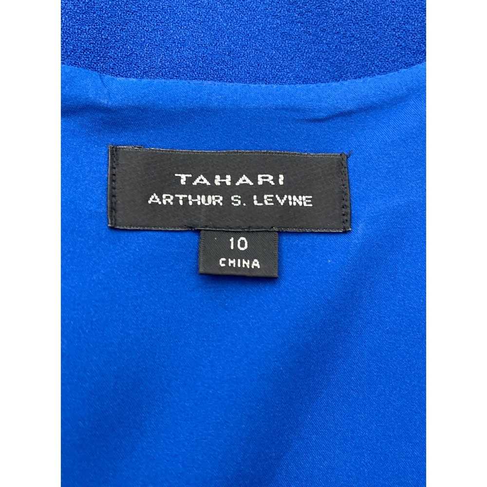 Other Tahari Royal Blue Foldover Front Side Ruche… - image 9